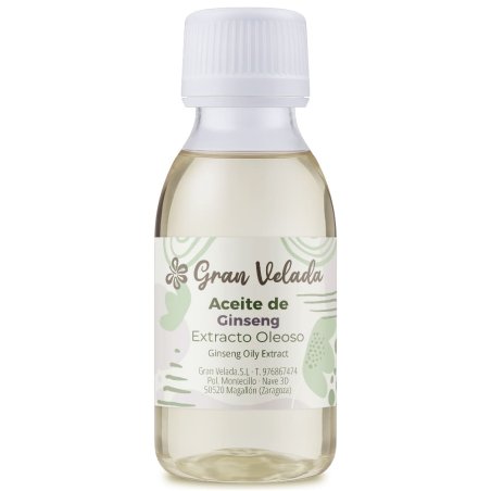 Botella de aceite de ginseng siberiano