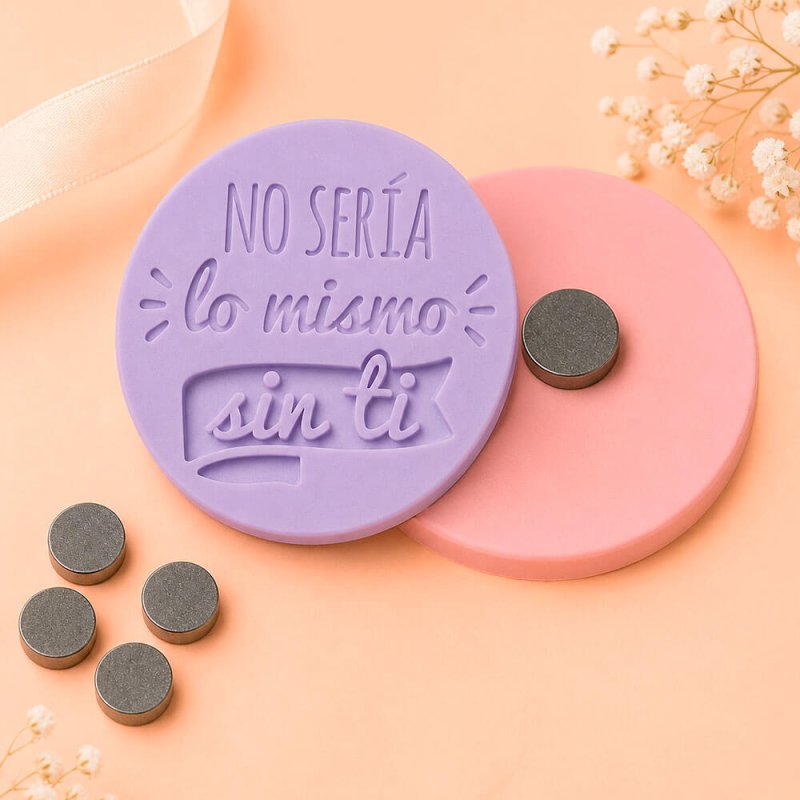 Molde iman de nevera no seria lo mismo...