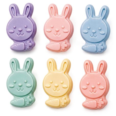 Molde jaboncitos infantiles con forma de conejo