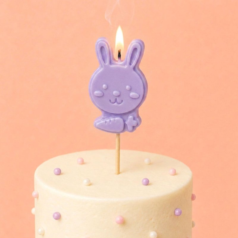 Molde forma de conejo para velas caseras