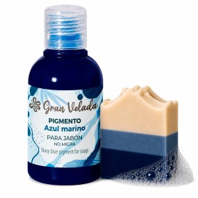Colorante azul marino jabon de aceite pigmento liquido