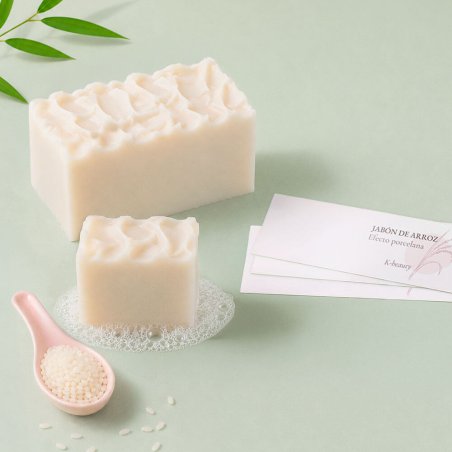 Jabón de arroz efecto porcelana K-Beauty