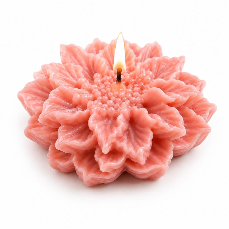 Molde para hacer velas caseras dalia