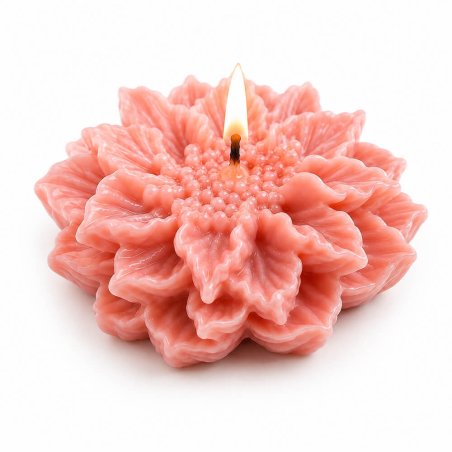 Molde para hacer velas caseras dalia