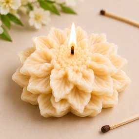 Molde para velas dalia 6 cm