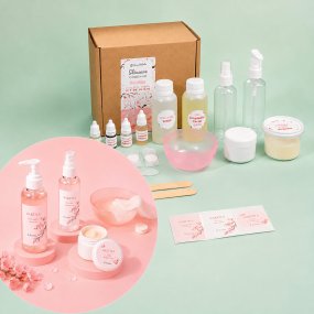 Kit para hacer skincare coreano K-Beauty. Materiales e instrucciones