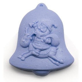 Molde campana navideña para jabones