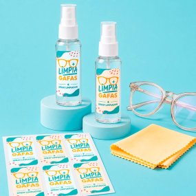 Autocolantes limpa-óculos caseiro