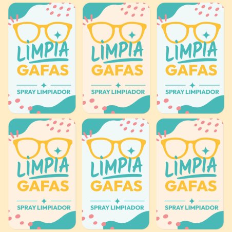 Blister pegatinas limpiagafas casero en castellano