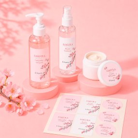 Autocolantes Sakura K-Beauty