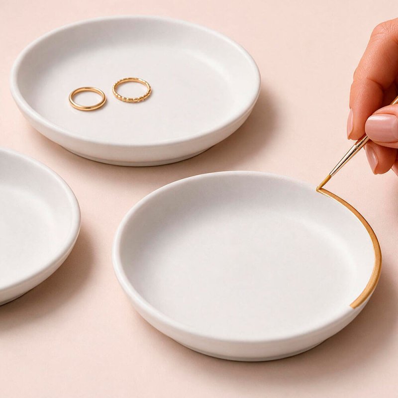 Molde para hacer plato decorativo pequeño