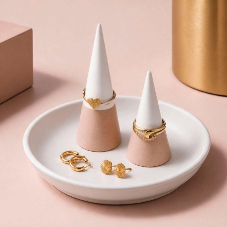 Molde para hacer plato decorativo como joyero