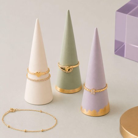 Molde para hacer cono guarda anillos tu mismo