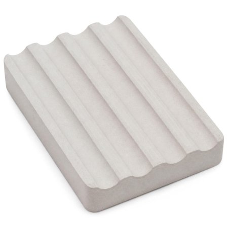 Molde para hacer jabonera rectangular con canaletas