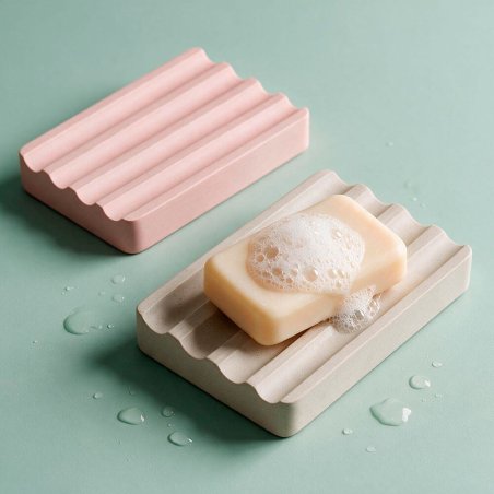 Molde para hacer jabonera rectangular de cemento