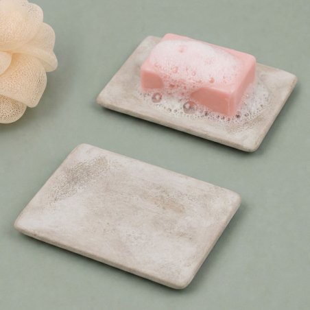 Molde para hacer jabonera rectangular artesanal