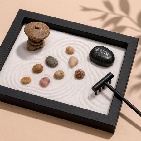 Jardín zen decorativo