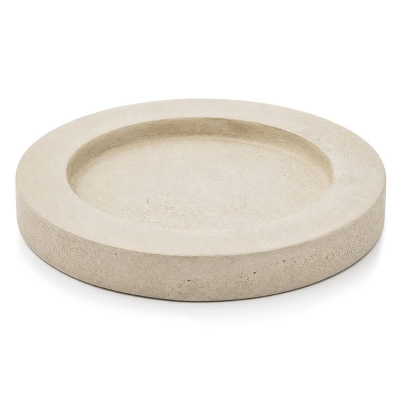 Molde para hacer plato portavelas de cemento