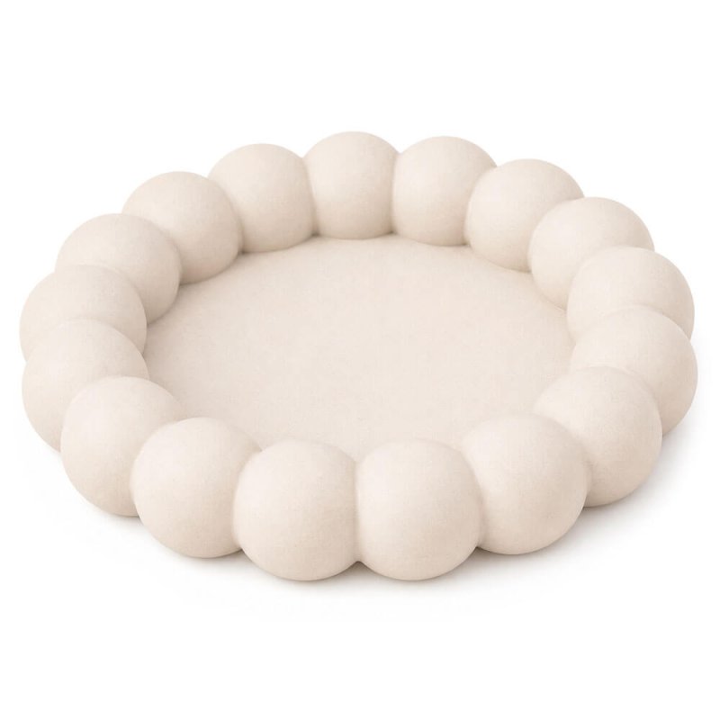 Molde para hacer plato con perlas base para velas 13 cm