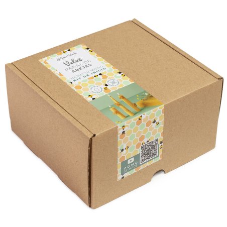 Velas de cera abeja DIY