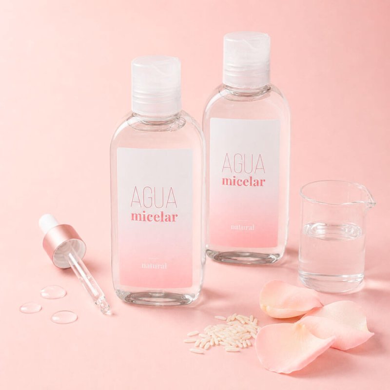 hacer agua micelar en casa