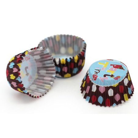 Capsules en papier pour muffin à pois