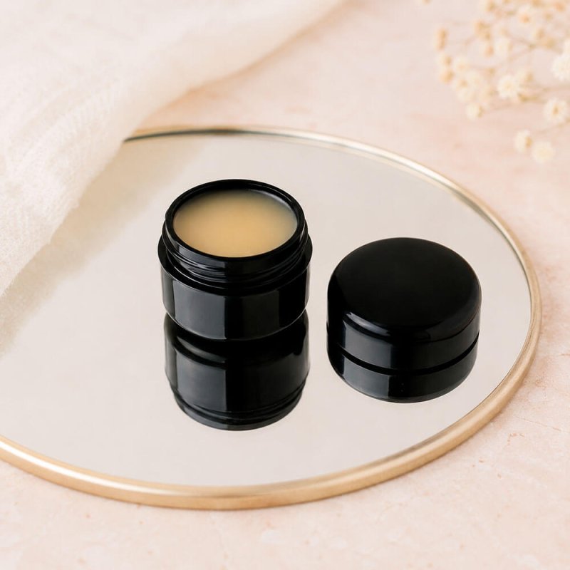 Tarro 5 ml negro de plastico comprar