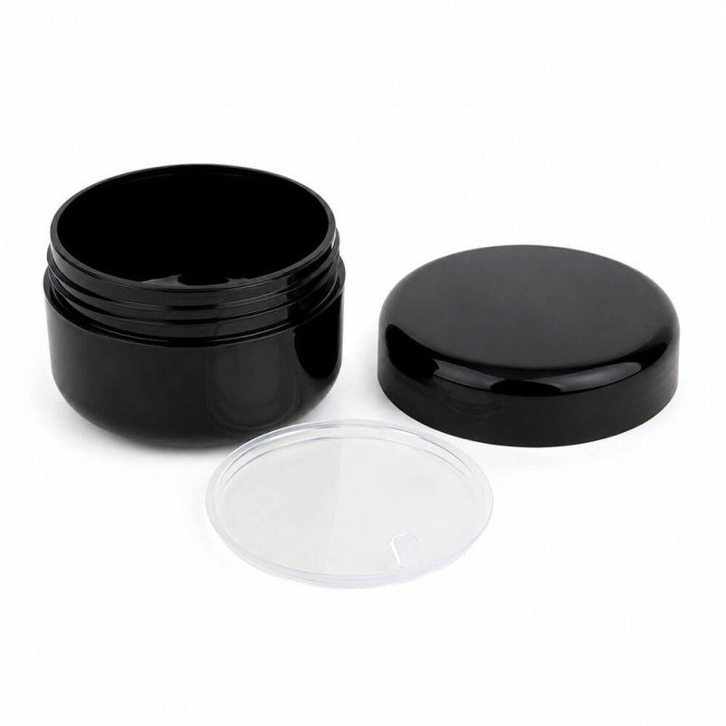 Envase 100 ml negro tres piezas