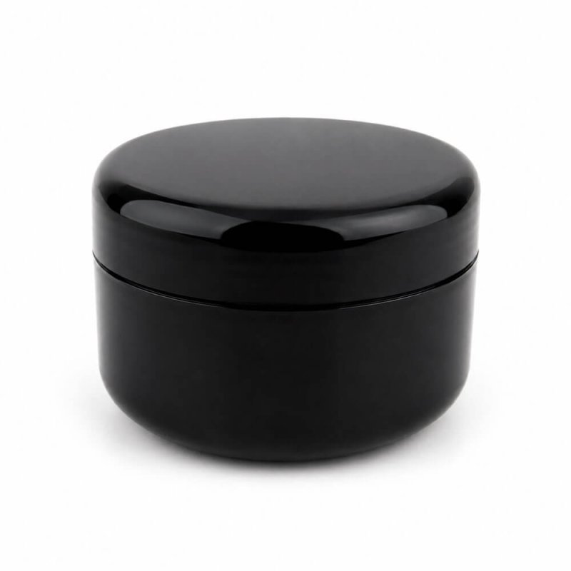 Envase 100 ml negro con obturador