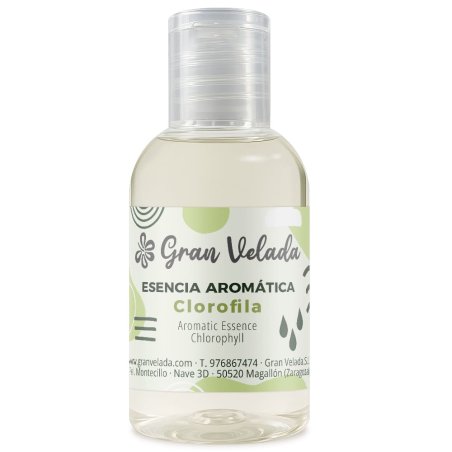 Esencia aromatica de clorofila Gran Velada para perfumar velas y jabones — frasco