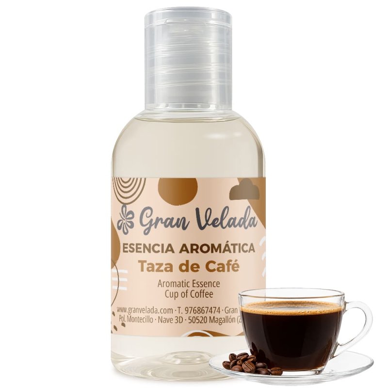 Esencia aromatica taza de cafe