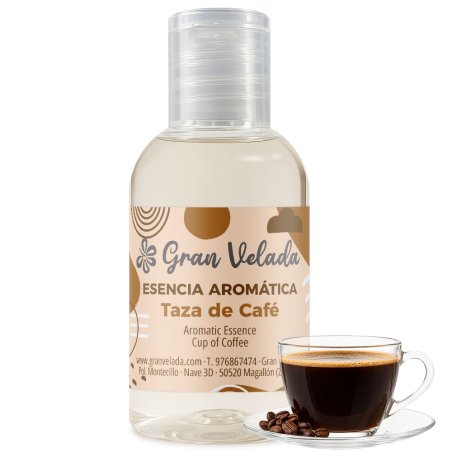 Esencia aromatica taza de cafe