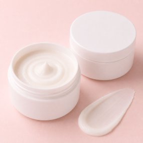 Tarro 100 ml blanco con obturador