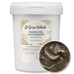 Barro del mar muerto en pasta