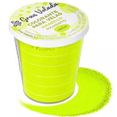 Colorante velas amarillo neon