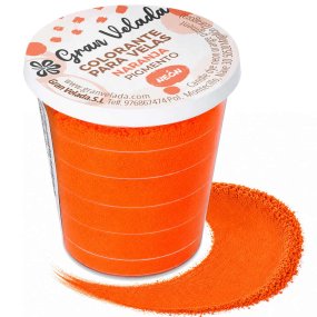 Bougie colorant le pigment orange néon