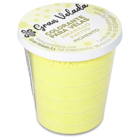 Pigmento velas amarillo bebe