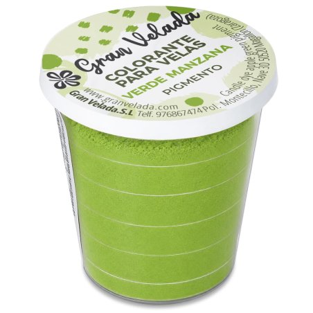 Colorante velas polvo verde manzana