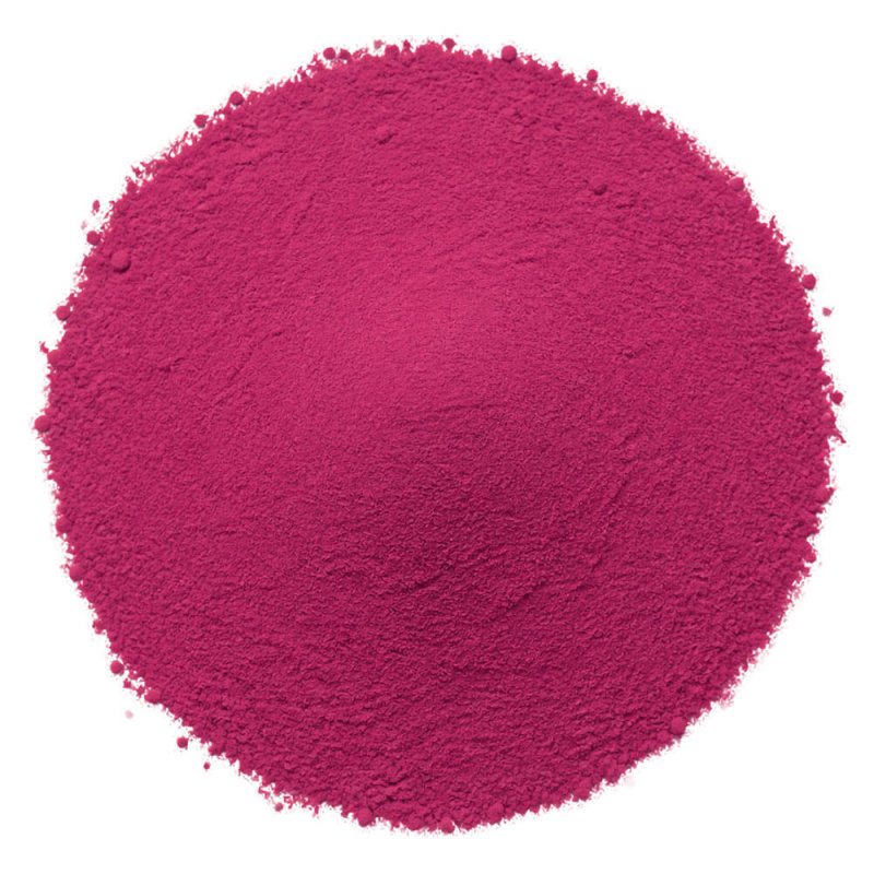 Muestra colorante velas rojo frambuesa pigmento