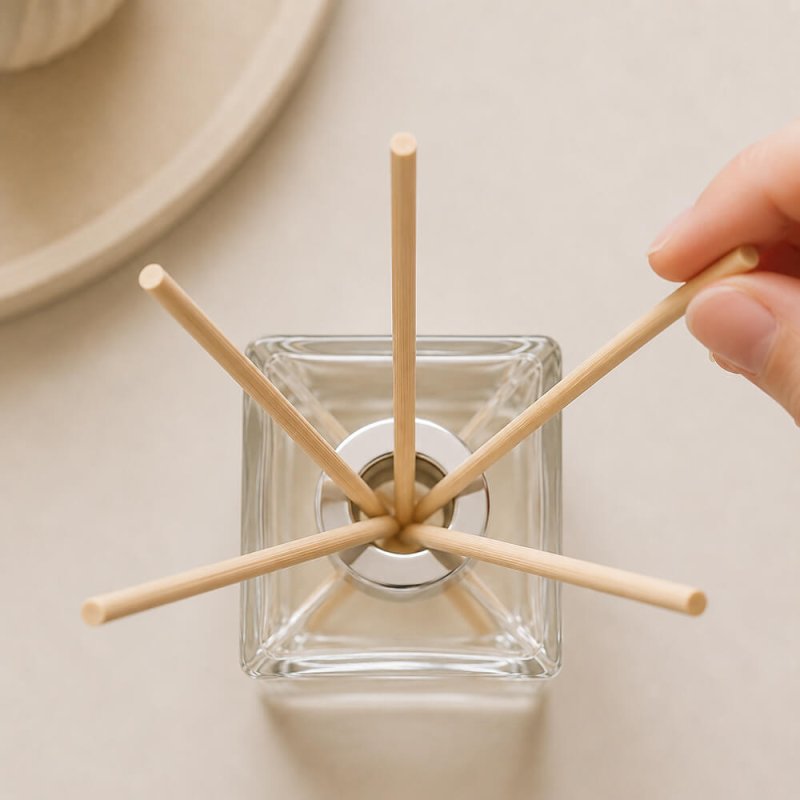 Frasco 100 ml mikado hexagonal con palitos comprar por mayor