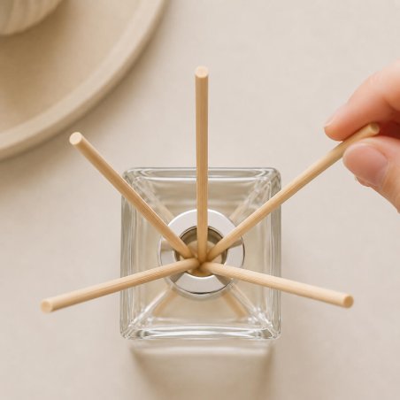 Frasco 100 ml mikado hexagonal con palitos comprar por mayor