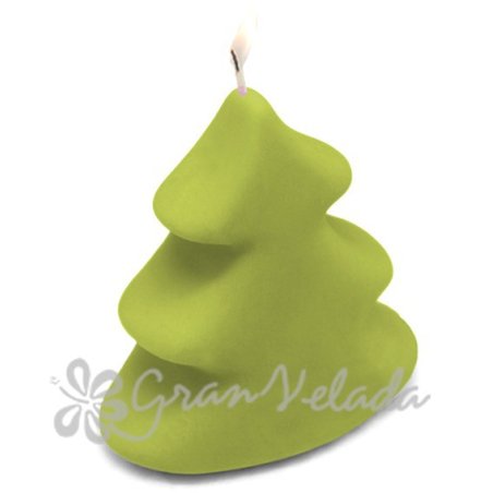 Molde velas abeto para mesa navideña - Molde forma de árbol de navidad. Venta online - Moldes de velas de navidad