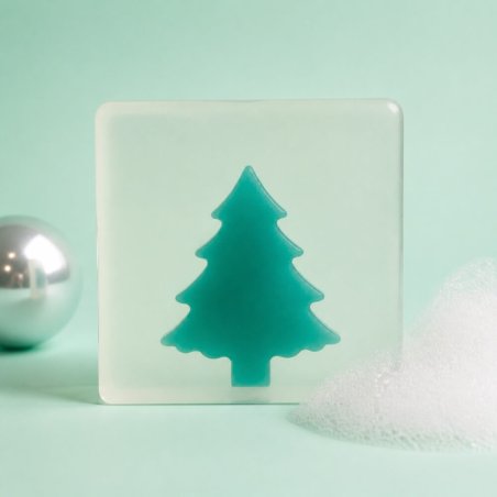 Molde inclusión abeto navideño