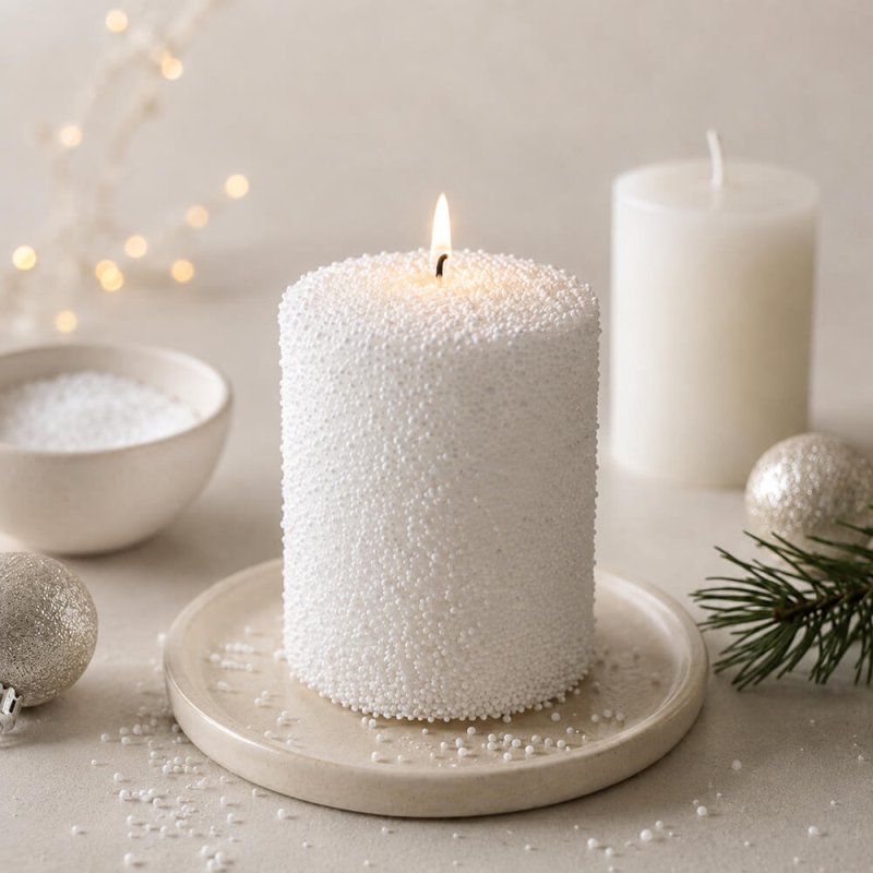 Cera en microesferas Gran Velada para velas, espolvoréada