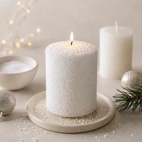 Cera en microesferas Gran Velada para velas, espolvoréada