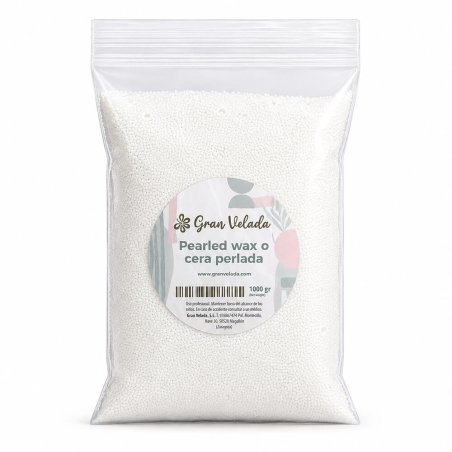 Pearled wax cera perlada Gran Velada para hacer velas — bolsa de 1000 g