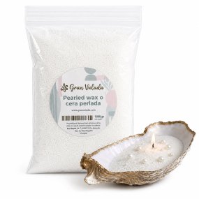 Cera perlada para hacer velas de arena