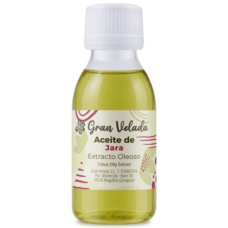 Botella de aceite de jara