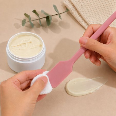 Espatula y cucharilla de silicona para cremas