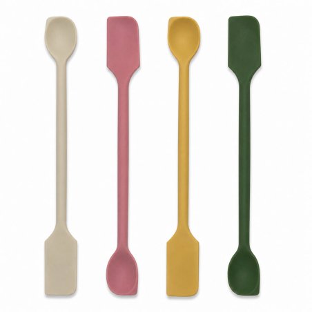 Espatula y cucharilla de silicona varios colores